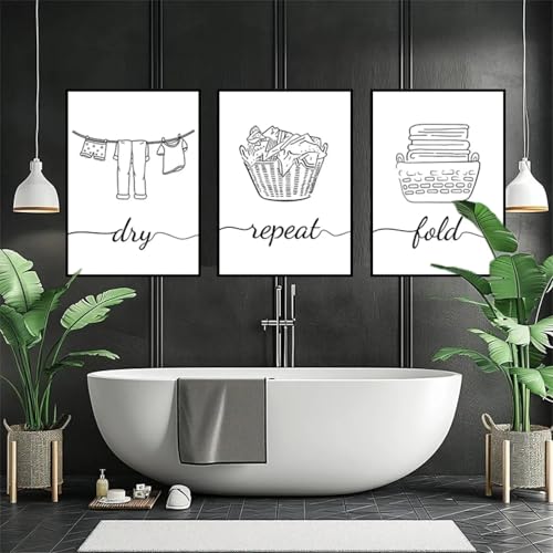 Décoration de salle de bain simple TONGYINLI pour mur vide