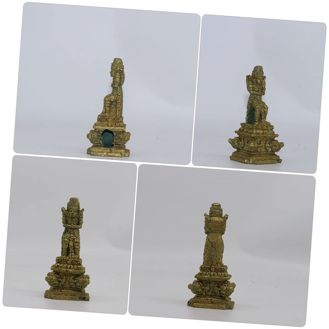 ABOOFAN 3 Pezzi velivolo egiziano simulato Decorazione per acquari ornamento del decorazione del dell'acquario Pescare antico ornamento egiziano fornitura acquario resina