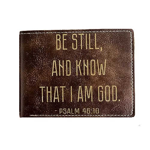 Psalm 46:10 Be Still Theme Wallet | Thoughtful Gift for Dad, Sister, Best Friend | Birthday, Easter, Baptism Present