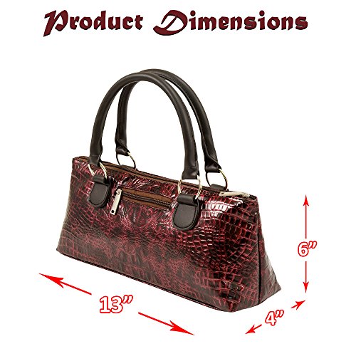 Image of Primeware Wine Clutch Bag (Thermal Insulated) Trendy Women's Carry Tote | Holds Red & White 750mL Bottles | Trendy Fashion | Incl. Portable Waiter-Style Corkscrew