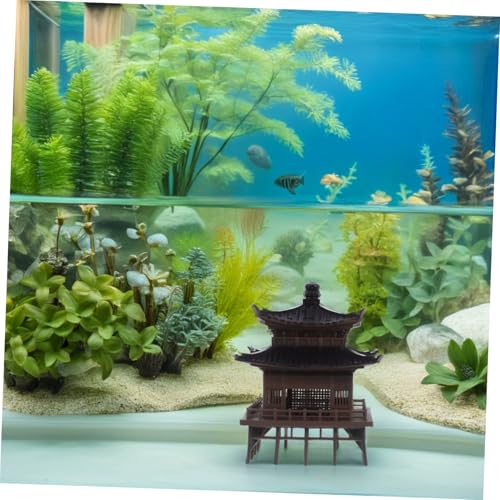 Pagoda miniatura impermeable: decora tu pecera o bonsái sin daños 7
