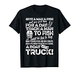 Mens Funny Fishing Shirts For Men Give A Man A Fish T Shirt