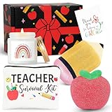 Teacher Appreciation Gifts, Gifts for Teachers, Teacher Spa Bath Bombs Gifts for Women, Best Teacher Gifts, Personalized Unique Teacher Spa Gift Baskets Box, Teacher Mothers Day Gifts