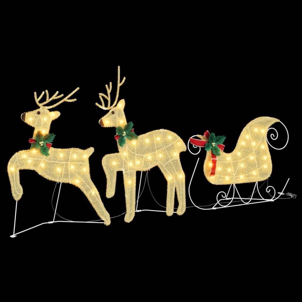 Festnight Beleuchtet Außen Led Rentier Outdoor 3er Set Weihnachtsdeko Draußen Weihnachtsfiguren Weihnachtsbeleuchtung Außen Figuren Weihnachten Deko Weinachtsdekorationen