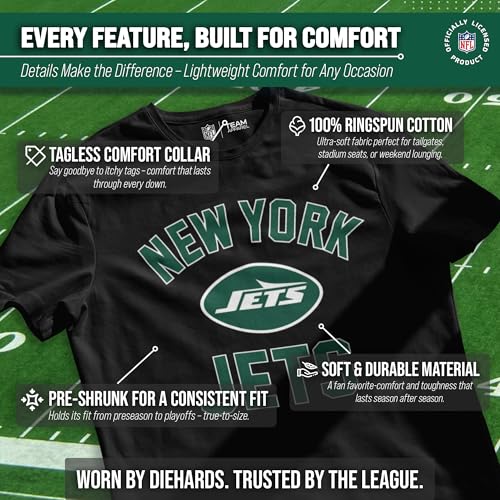 Image of NFL Gameday Cotton Blend T-Shirt for Men and Women - Licensed