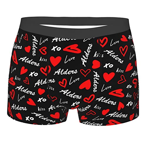 Naispanda Personalisiert Herren Boxershorts, Unterhose Personalisiert Männer, Personalisierte Herren Unterwäsche mit Namen, Personalisierte Männer Unterhose Shorts zum Jubiläum, Valentinstag Cover