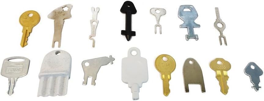 Compatible With Bobrick, Georgia Pacific, Kimberly Clark, Howard, San Jamar, SCA Tissue, Oceans, Merfin - Paper Towel, Toilet Paper Dispenser Locking Systems, Rollsavr- Electrical Switch Keys