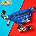 SONIC THE HEDGEHOG Boys Fanny Pack with Adjustable Strap - Gamer Gifts