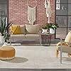 Nourison Essentials Indoor/Outdoor Ivory Beige 8' x 10' Area Rug, Easy Cleaning, Non Shedding, Bed Room, Living Room, Dining Room, Backyard, Deck, Patio (8x10) #3