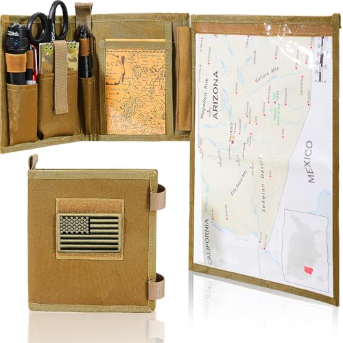 GORELAX Military Map Case Multifunctional Tactical Gear MOLLE Land Navigation Kit Army Gear Gifts for Men