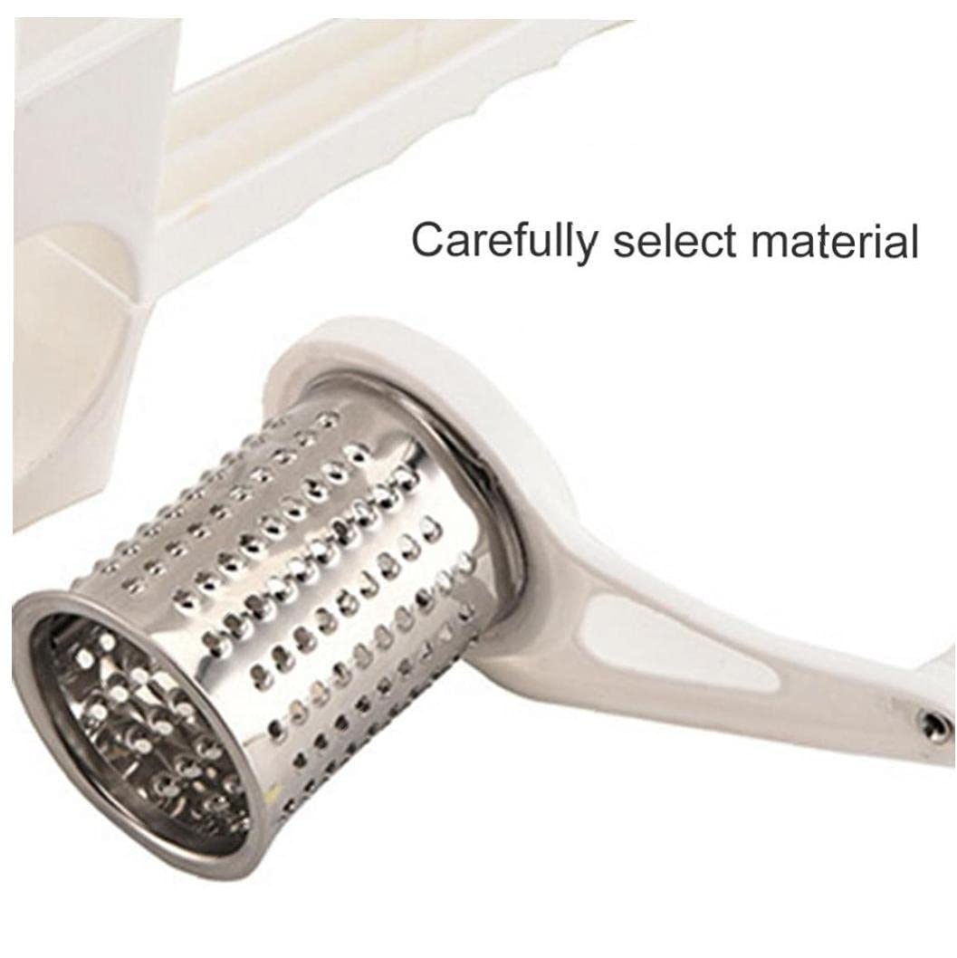 Râpe à Fromage Manuelle Rotative TOSSPER - Tambour En Acier Inoxydable, Poignée Ergonomique - Pour Cuisine - 6