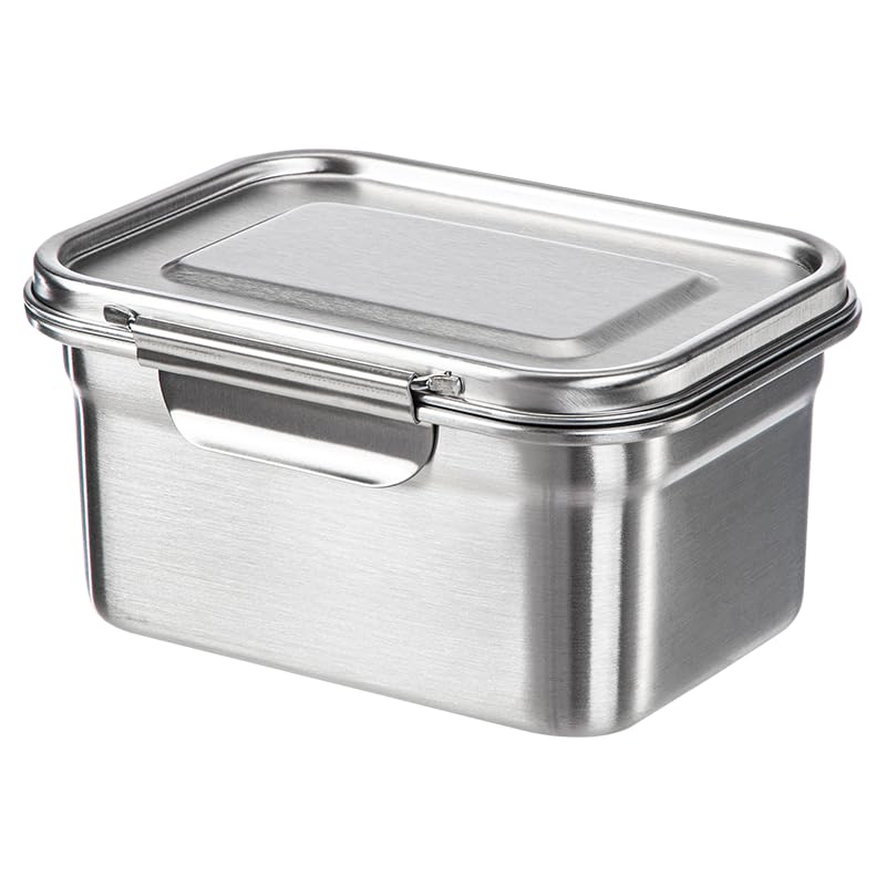 Amazon｜オールステンレス 保存容器 蓋付 食洗機対応 食品 冷凍 容器