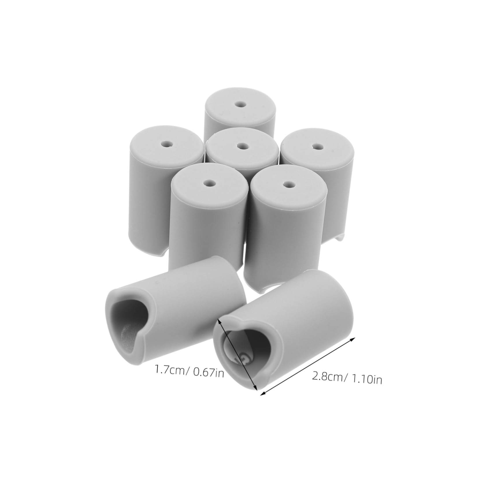 VILLCASE 8pcs Silicone Drawer Handle Corner Guards Safety Edge Protectors for Cabinets and Wardrobes Durable Furniture Handle Covers for Collision and Aesthetic Appeal