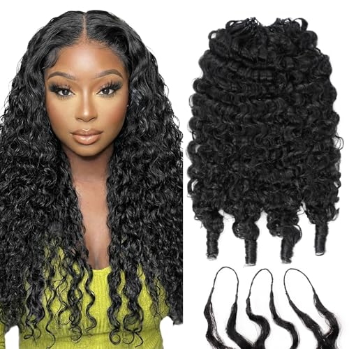 EINAEY Feather Crochet Human Hair - Burmese Curly 20" 60g