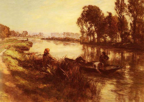 Peinture à l'huile Leon Augustin Lhermitte faite main sur toile