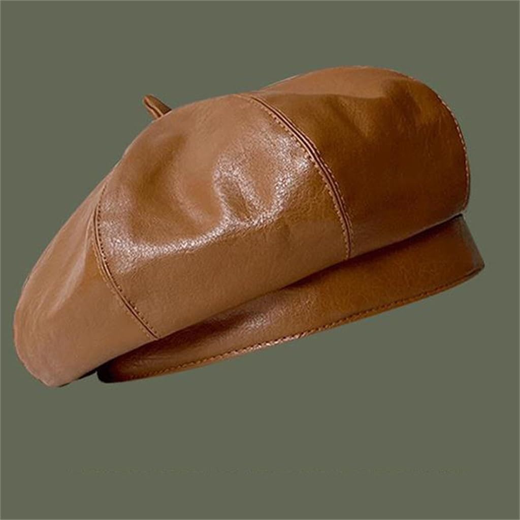 JSEIAJB Beret Women's Hats Fall and Winter Painter's Hat Hat Octagonal Hat
