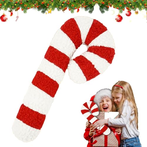 Pipihome Weihnachts Zuckerstangen Kissen, Süßes Weihnachten...