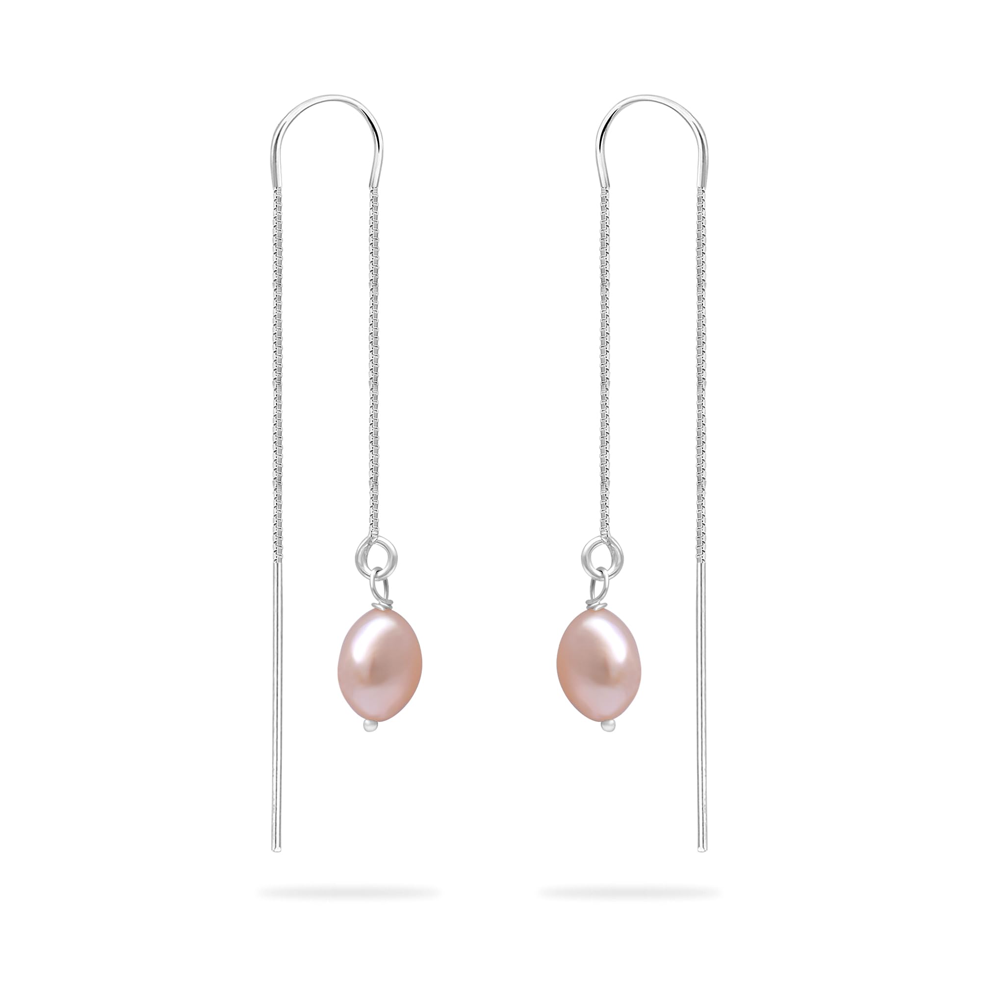OVANA Pure 92.5 Sterling Silver Handmade Sui Dhaga Earrings | Freshwater Pearls | Precious Stone for Girls and Women |With 925 Hallmarked | Gift for Women & Girls | Gift for Her (B0CF8YH76R) Amazon Price History, Amazon Price Tracker