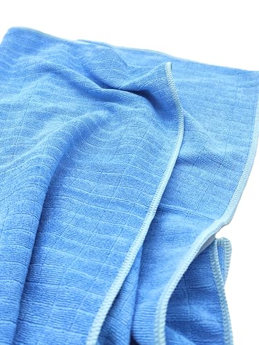 Reinigungsladen Mikrofaser Universal- und Bodentuch 50x60cm Microfaser Tuch Universaltuch Reinigungstuch KFZ-Pflege Blau