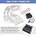 RED WOLF T-Harness Wiring Adapter OBD2 Plug Connector for Select 2008-2018 Jeep Wrangler Chrysler Dodge Ram Aftermarket Radio Stereo Replacement Interface Compatible with Maestro ADS-MRR Module