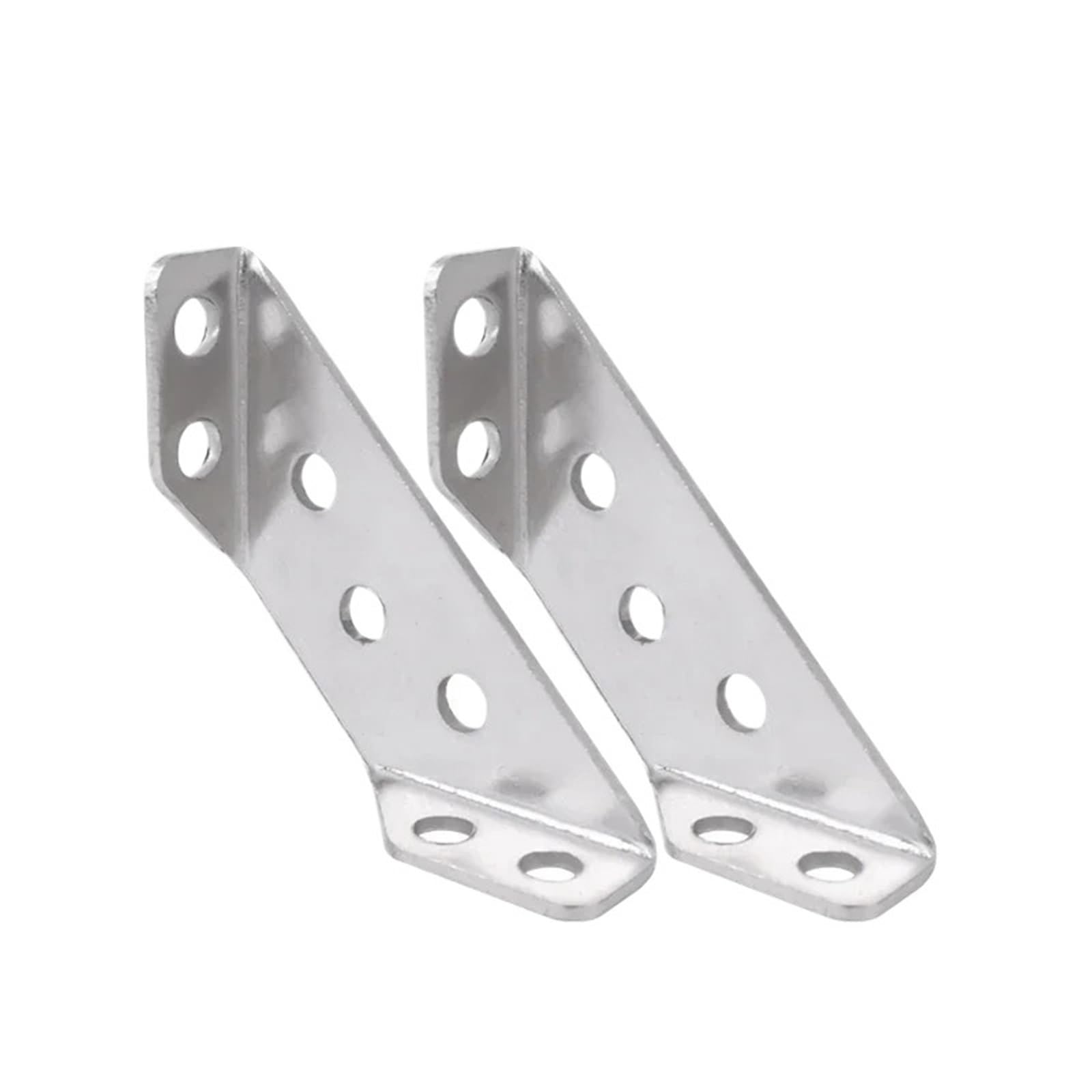 Furniture Corner Connector Corner Brackets Stainless Steel Furniture Angle Shelf Connector Cabinet Support Fixing Frame Corners Brace(2 Sets)