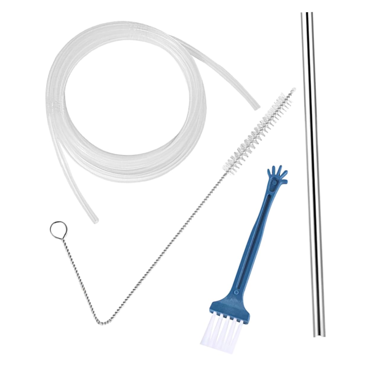 NUOBESTY 3 Set Set di tubi della macchina da caffè Kit accessori per caffè espresso spazzola tubolare tubo flessibile kit tubo prolunga distributore di sapone kit spazzole a tubo plastica