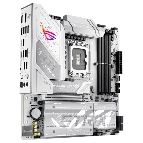 ASUS ROG Strix B860-G Gaming WiFi, Placa Base mATX, preparada para PC con IA Avanzada, 14+1+2+1 etapas de Potencia, Ranuras DDR5, PCIe 5.0, Cuatro Ranuras M.2, WiFi 7, AI Networking II, Aura Sync RGB - imagen 9