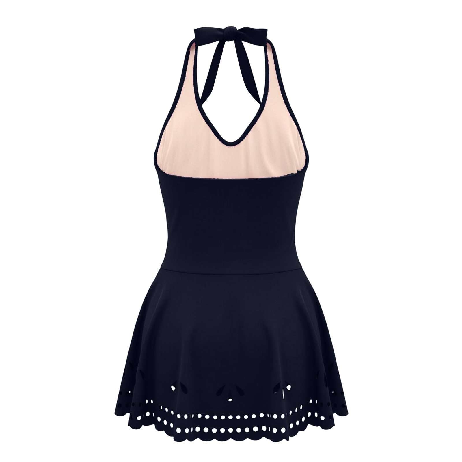 Generico Costume da Bagno da Donna con Push Up Arricciato, Sexy, Scollo a V, Stile Tummy Control Costumi da Bagno Donna Intero Modellante