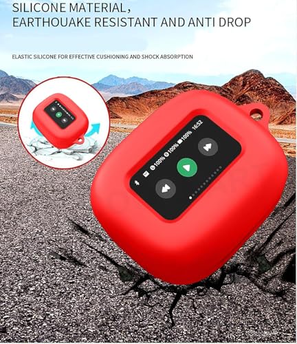 Image of Silicone Case Cover for Live Beam 3 | Live Flex 3 | Live Buds 3 (Lanyard,Red)