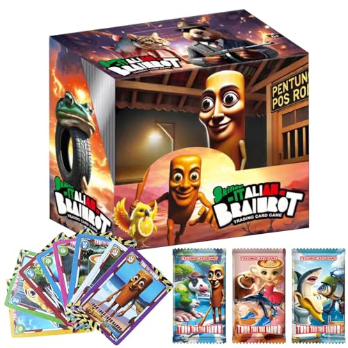 288 Stück Brainrt Cards Brainrt Trading Cards Anime Karten Mini-Fotokarten Albumkarten Postkarten Geburtstagskarten Geschenke for Fans Teenagers Adults