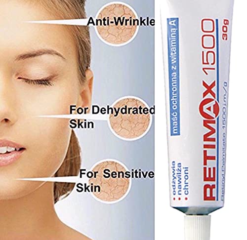 1 x Retimax 1500 Retinol Vitamin A Night Face Cream & 1 x Vitamin E eye cream Anti Ageing Dry Sensitive Healing Anti Wrinkle Eczema Deep Moisturiser DUO HIT ! - Image 5