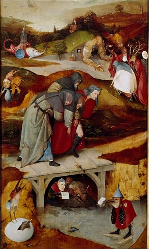 Hieronymus Boske Christ devant Pilate Toile Murale Anti Reflet