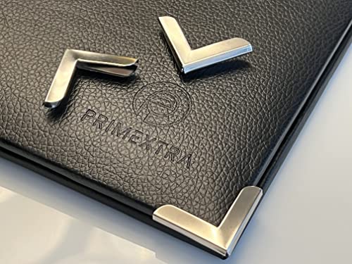 Primextra Business Checkbook Binder, Great For Business Professionals, 7 Ring Checkbook Binder,3 Check Per Page, Premium Pu Leather Checkbook Binder With Calendar Organizer & Storage Pouch - Black #TOP1