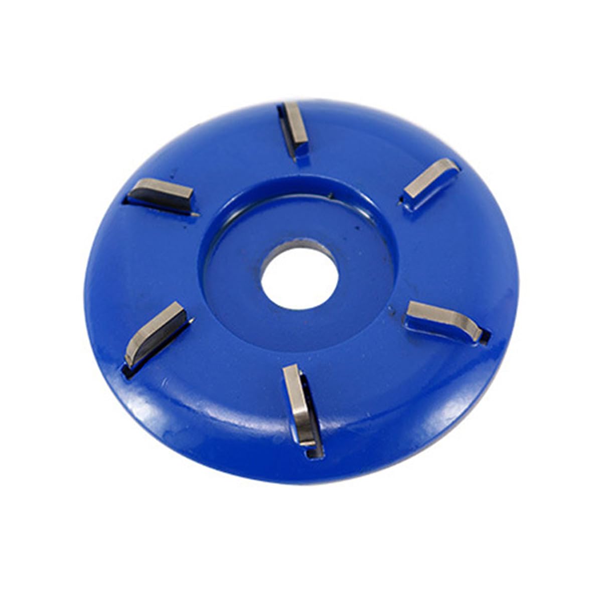 Wood Turbo Carving Disc 6 Teeth for Angle Grinder 4 or 4 1/2" with 5/8" Arbor Upgraded, DIY Wood Carving Tools Cutting Wheel for Fast Sculpting(Arc Blade)