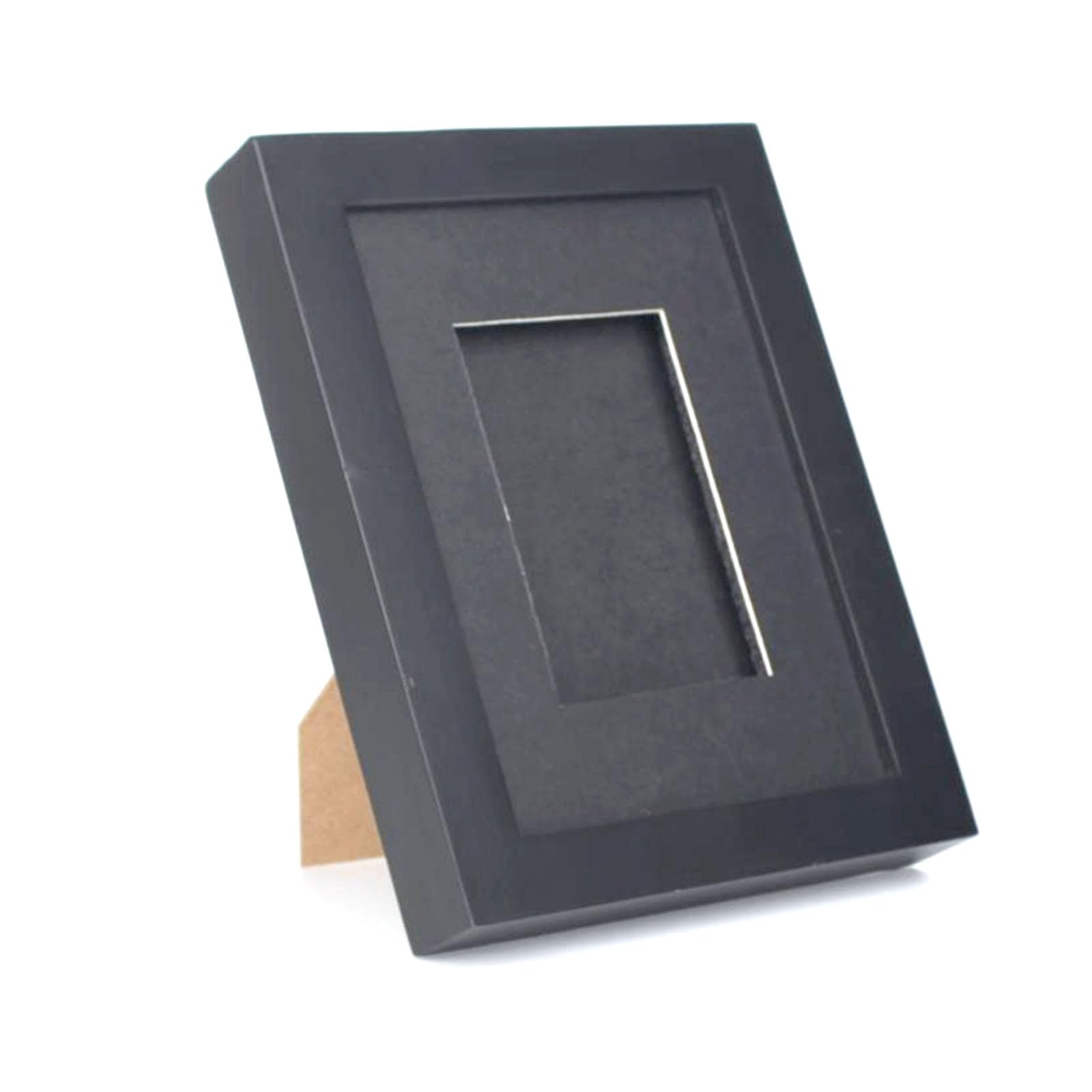 6"X8"Card Display Case,Baseball Card Display,Wood HD GlassTrading Card Display Case,for,Sports,Baseball,Basketball,Hockey(Black) - Image 3