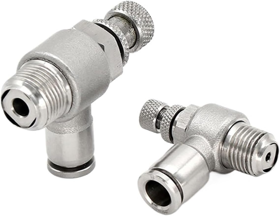 KOKYLEZN SLシリーズ304ステンレススチールスロットルバルブスピードレギュレーションバルブ SL4-M5/M6/01/02