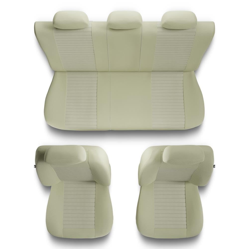 Mossa Fundas Asientos Coche aptas para Mercedes Classe C (1993- ) MD-7 | Coupé, Cabrio, Familiar, Berlina, W202, W203, W204, W205, W206