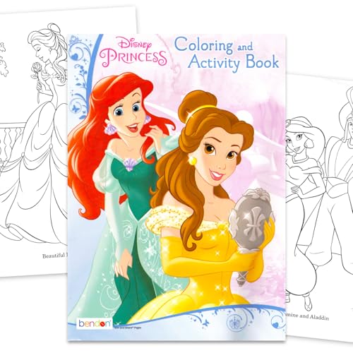 Disney Princess Coloring and Activity Book Set