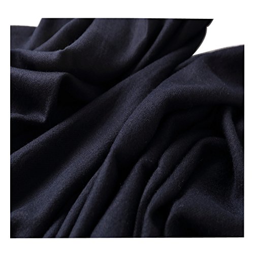 Cyzlann Women's Scarves Long Fashion Cashmere Scarfs For Women And Men(Black) #TOP3