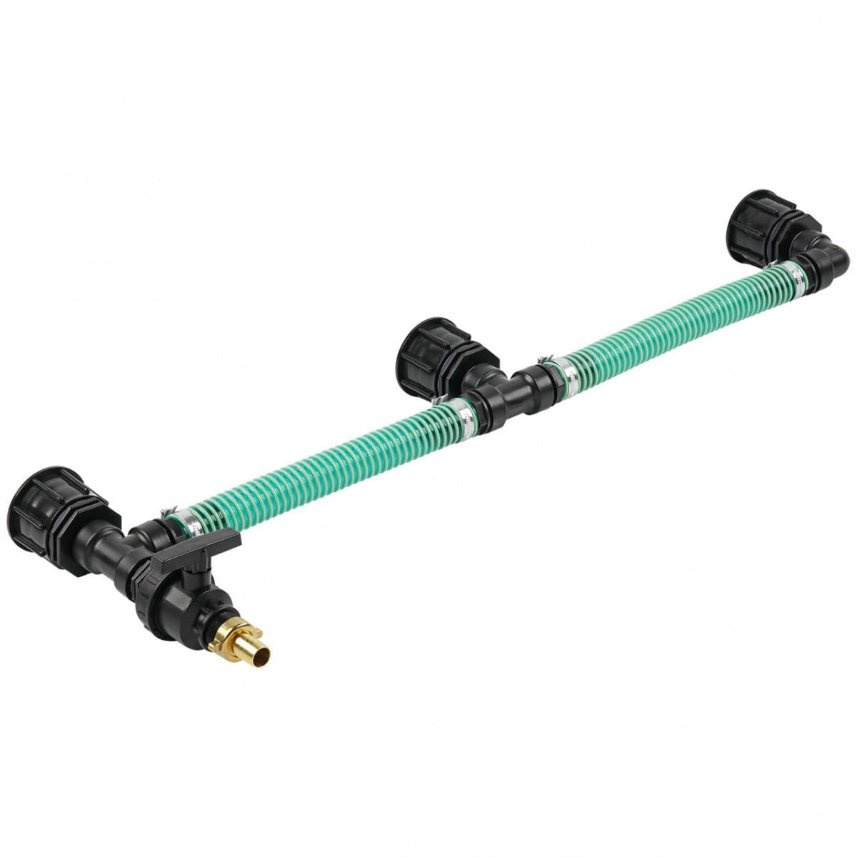 REKUBIK IBC Adapter S60x6-3 IBC nebeneinander Tankverbindung Schlauch Größe 32mm (1 1/4")