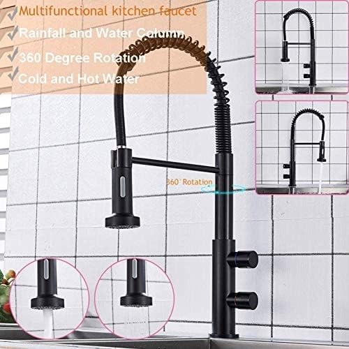 Robinet mitigeur de cuisine à rotation 360 pour évier moderne - 2