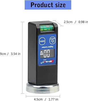 Cambers Alignment Tool with Bubble & Magnetic Base Precisions Digital Display Wheel Alignment Tool for Car SUV