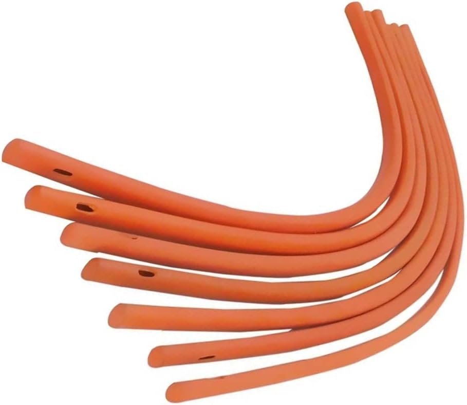 Enema rubber tube 12 number | Enema pipe | Enema tube | Enema Catheter (pack of 7) Orange