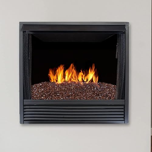 Miniatura 6 de Duluth Forge Vidrio reflectante de cobre para fuego de 14 de pulgada. Bolsa de 10 lb. 14RCOGM