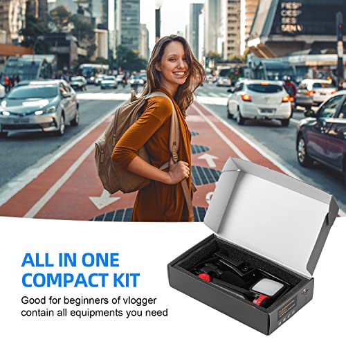 Kit de vlogging para iPhone Android: YJY YouTube Starter Kits Vlog Equipamento de gravação de vídeo