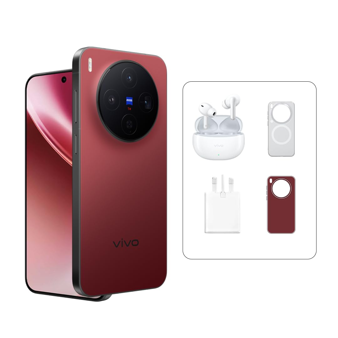 vivo X300 5G (Summit Red, 16GB 512GB) | AMOLED 120Hz| 200MP ZEISS