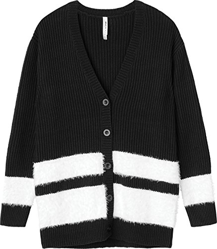 RVCA Junior's Warm One Cardigan Sweater, Black, Small