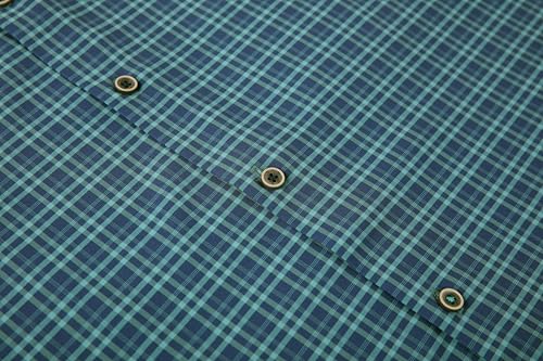 Mens Casual Button Down Shirts Wrinkle Free 4-Way Stretch Dress Shirs Short Sleeve Plaid Summer Shirts for Men3