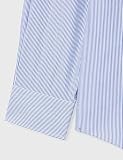 Hackett London Męska koszulka z delikatnej popeliny BenGL STR Shirt, biała/niebieska, 41