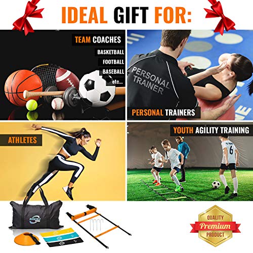 Conjunto de equipamentos de treinamento de agilidade de fitness invencível, melhora a coordenação, v